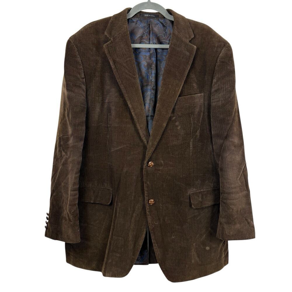 Lauren Ralph Lauren Blazer Mens 44L Suit Sport Coat Jacket Corduroy Academia